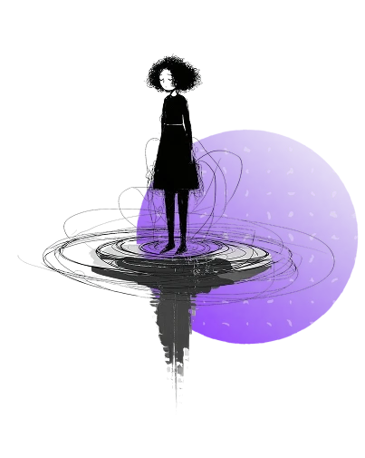 Girl in pond_image 1